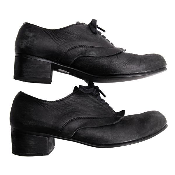 COMME des GARCONS コムデギャルソン　レザーシューズ黒　24.5 COMME des GARCONS コムデギャルソン レザー シューズ 日本製 革 靴