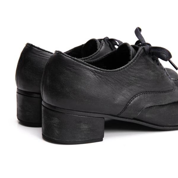 COMME des GARCONS（コムデギャルソン） スクラッチ加工レザーヒール