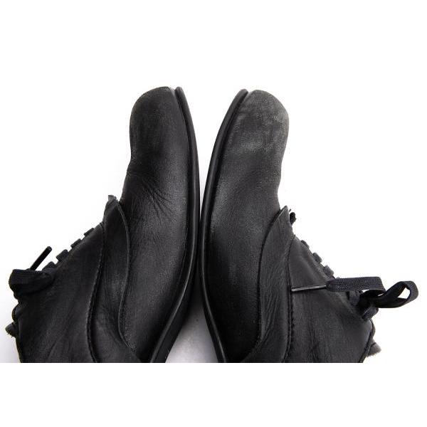 COMME des GARCONS コムデギャルソンCOMME スクラッチ加工レザー