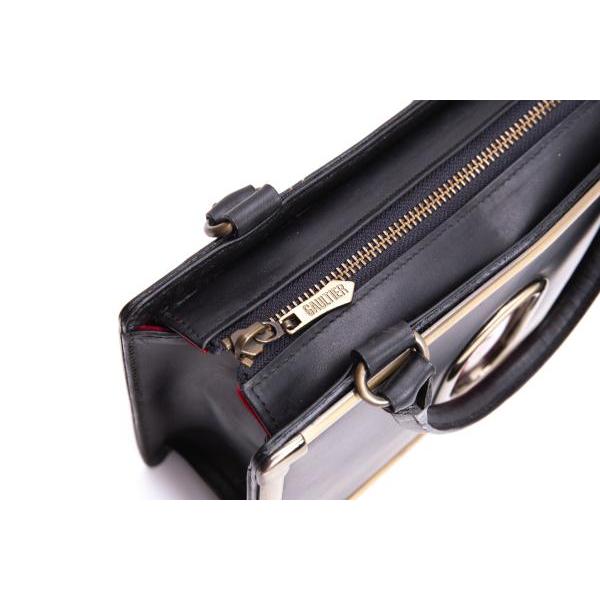 ジャンポール・ゴルチエ ルビーアイ メタルフレーム ハンドバッグ Jean Paul Gaultier ジャンポールゴルチエJean GAULTIER