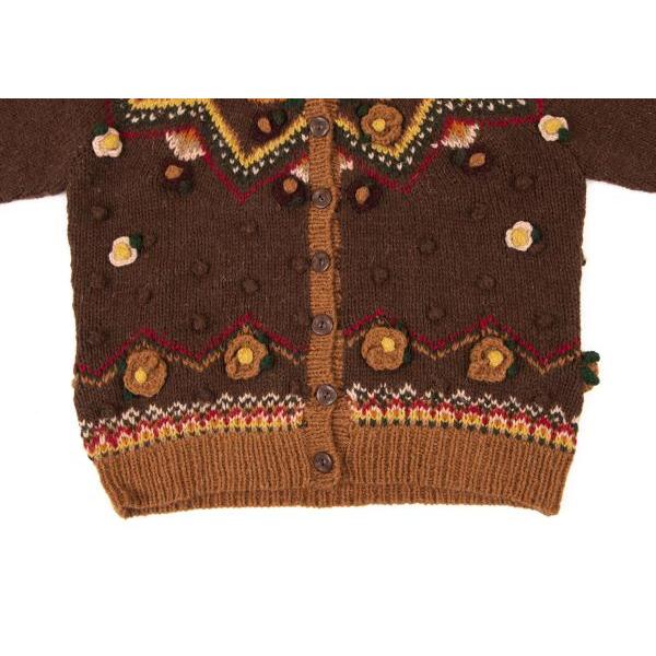 PINK HOUSE ピンクハウスPINK フラワーコサージュ装飾ウール