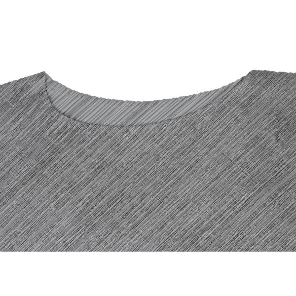 PLEATS PLEASE（プリーツ プリーズ） 箔プリントアシンメトリー