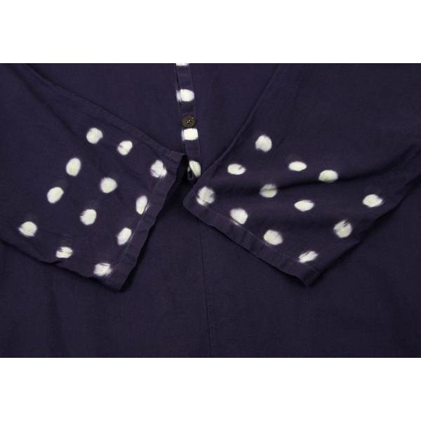 ISSEY MIYAKE イッセイミヤケISSEY コットンドット染めプリント