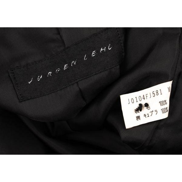 JURGEN LEHL アシンメトリックデザインの黒いジャケット JURGEN LEHL アシンメトリックデザインの黒いジャケット