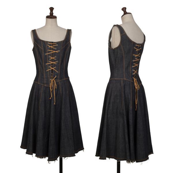 希少/美品○ ジャンポールゴルチエ ワンピース インナー付き レース 花