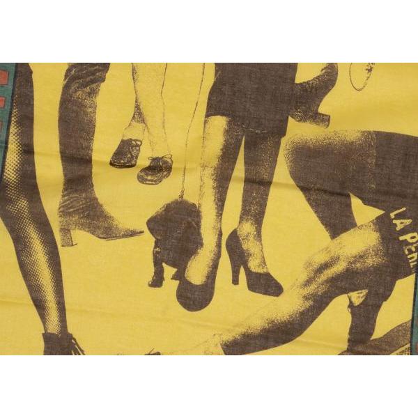 Jean Paul GAULTIER ジャンポール・ゴルチエ プリント ハンカチ ジャンポールゴルチエJean Paul GAULTIER ロゴクロスプリント