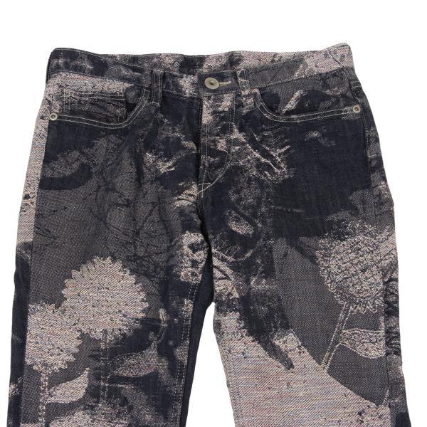 イッセイミヤケ　ジャガードデニムパンツ イッセイミヤケ 横尾忠則 コラボ ジャガード デニムパンツ エイ