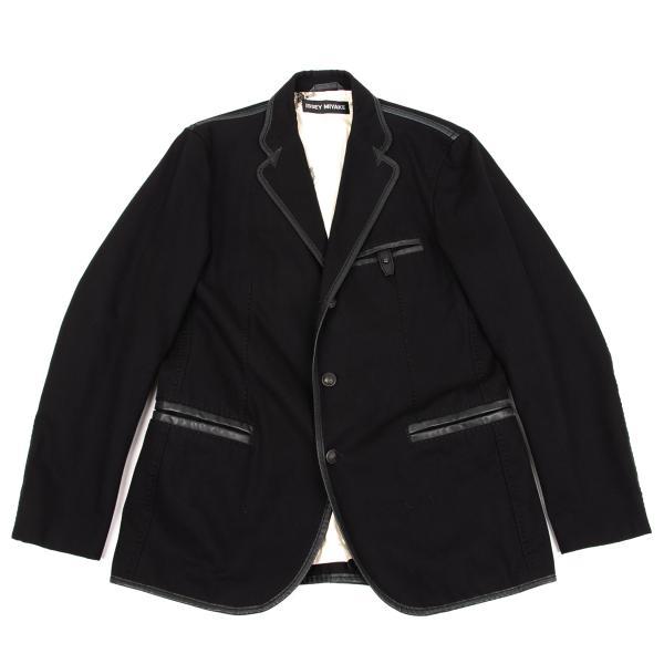 ISSEY MIYAKE イッセイミヤケ メンISSEY MEN レザーパイピング ISSEY MIYAKE イッセイミヤケ メンISSEY MEN レザーパイピング