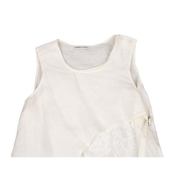 【かわいい⭐TSUMORI CHISATO】コットン　グレー　ジャケット　ダブル ツモリチサトTSUMORI CHISATO コットンクレープチェック半袖