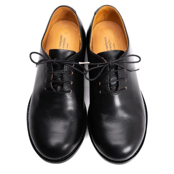 コムデギャルソン COMME des GARCONSレザー シューズ 23.5 コムデギャルソンCOMME des GARCONS スクラッチ加工レザーヒール