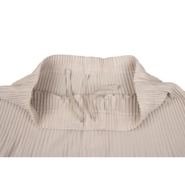 美品 HOMME PLISSE ISSEY MIYAKE 消しプリーツパンツ3 ISSEY MIYAKE オムプリッセ イッセイ ミヤケHOMME PLISSE 消し