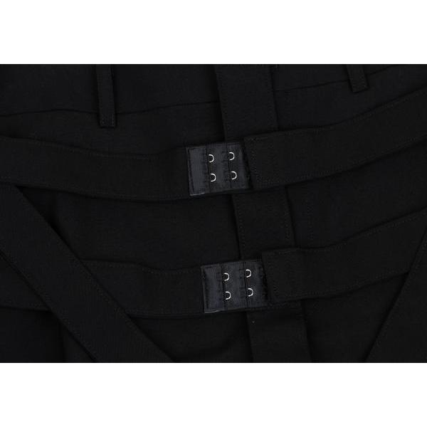 コムデギャルソン/ウールハーネス付きワイドショートパンツ/黒/Sサイズ コムデギャルソン/ウールハーネス付きワイドショートパンツ/黒/S
