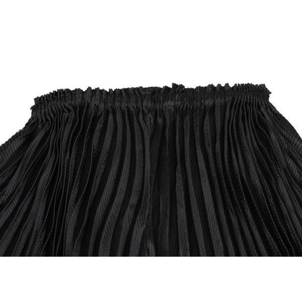 美品 プリーツプリーズ プリーツパンツ　ワイドパンツ ブラック サイズ2 黒 PLEATS PLEASE ISSEY MIYAKE（パンツ ・ ブラック/黒色系）の
