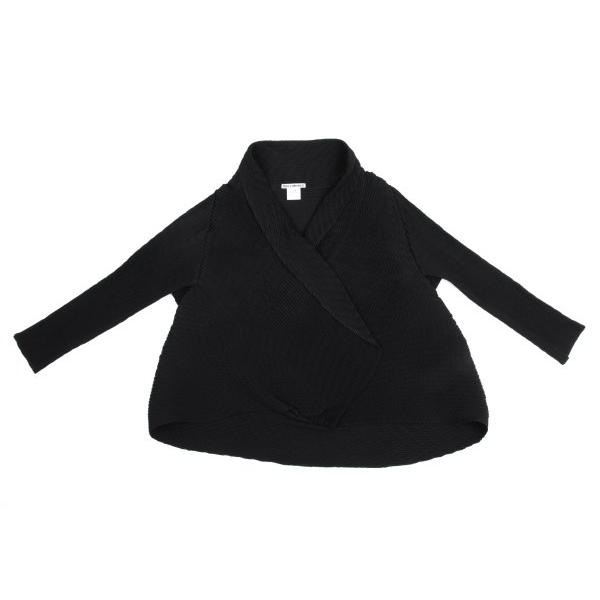 【MMYY】イッセイミヤケ プリーツ ショールカラー ジャケット サイズ2 ISSEY MIYAKE イッセイミヤケISSEY 横プリーツショールカラー