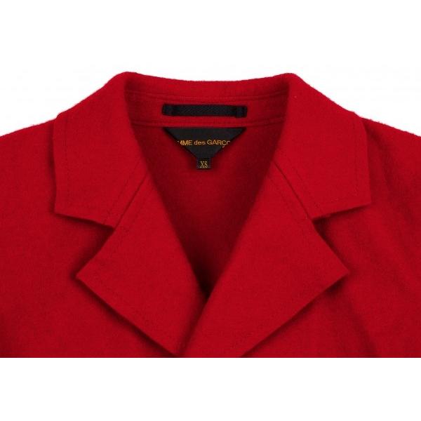コムデギャルソンCOMME des GARCONS ウールフェルトスナップボタン 