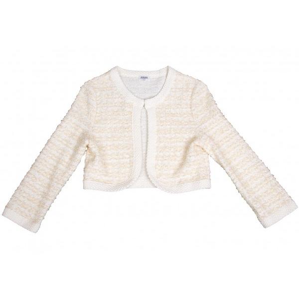 フォクシー foxeyブティック 40 ボレロ ニットカーディガン ホワイト-