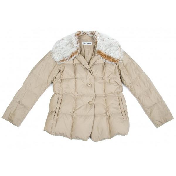 イッセイミヤケ issei miyake ダウンコート ファー