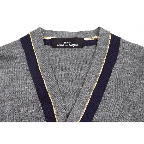 トリコ コムデギャルソンtricot COMME des GARCONS ゴールドラメ  