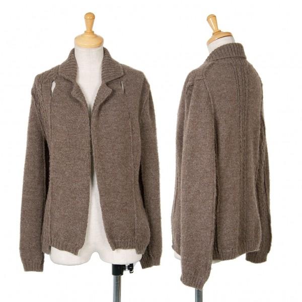 お洒落無限大 トリコ コムデギャルソンtricot Comme Des Garcons ボタンレスニットカーディガン モカs位 レディース K プレイフル Yahoo ショッピング店 通販 Yahoo ショッピング 最新情報 Www Skylanceronline Com