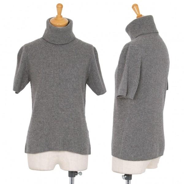 ラッピング無料 レキップヨシエイナバl Equipe Yoshie Inaba カシミヤ半袖ハイネックリブニット グレーm レディース K プレイフル Yahoo ショッピング店 通販 Yahoo ショッピング 大特価 Www Skylanceronline Com
