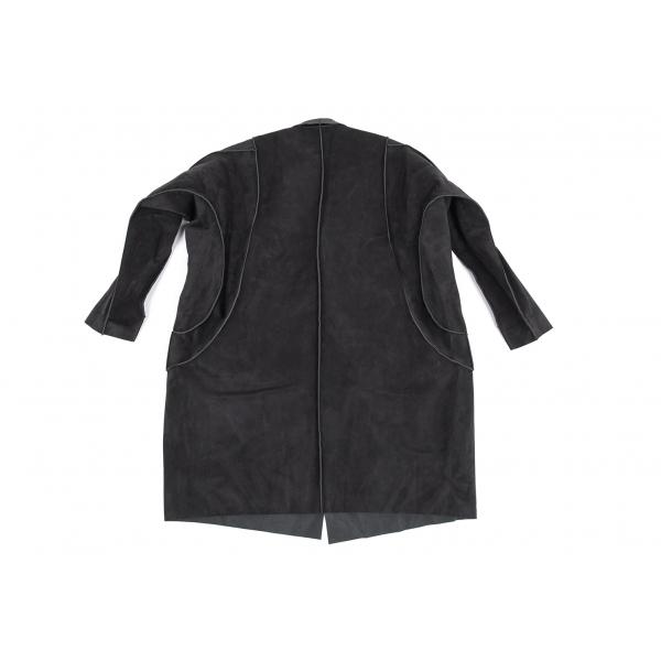 ISSEY MIYAKE イッセイミヤケISSEY 人工皮革スウェード調カーブ ISSEY MIYAKE イッセイミヤケISSEY 人工皮革スウェード調カーブ