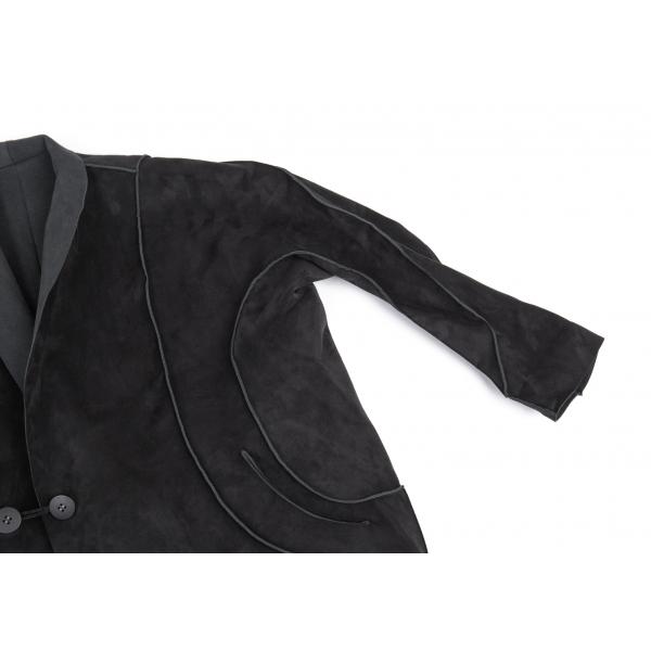 ISSEY MIYAKE イッセイミヤケISSEY 人工皮革スウェード調カーブ ISSEY MIYAKE イッセイミヤケISSEY 人工皮革スウェード調カーブ
