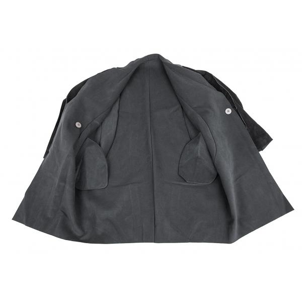 ISSEY MIYAKE イッセイミヤケISSEY 人工皮革スウェード調カーブ ISSEY MIYAKE イッセイミヤケISSEY 人工皮革スウェード調カーブ