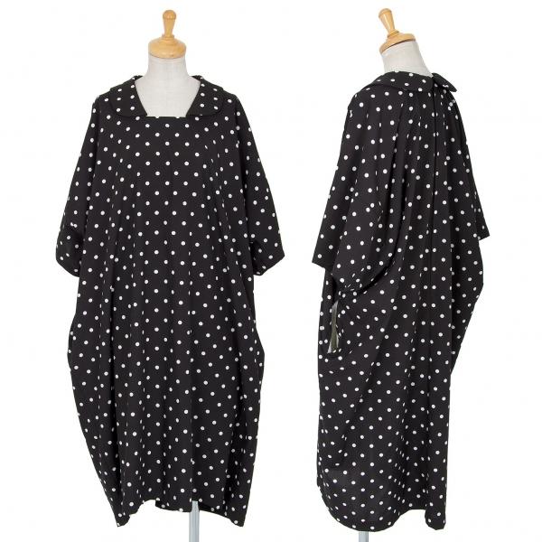 売り尽くしセール コムコム コムデギャルソンcomme Des Garcons ポリドットプリントビッグシルエットラウンドカラーワンピース 黒s レディース K 729 プレイフル Yahoo ショッピング店 通販 Yahoo ショッピング お洒落無限大 Clinicagastroservice Com Br