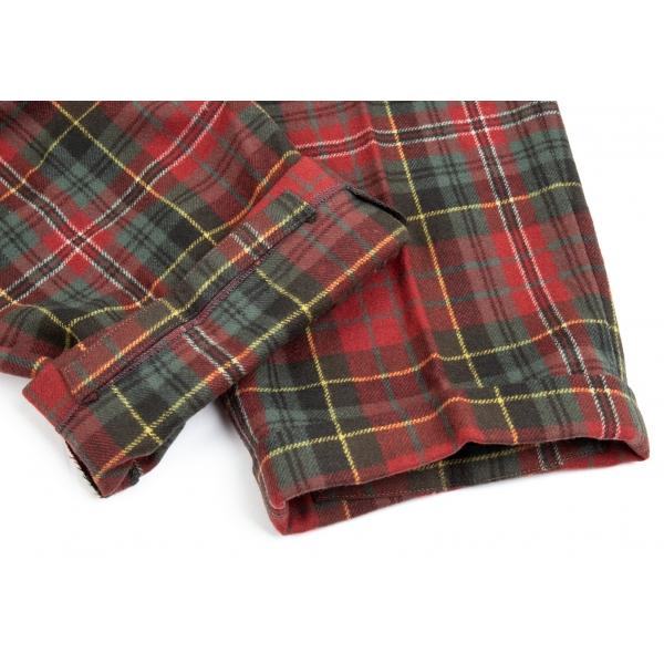 パパスpapas ウールタータンチェックパンツ 赤緑ll84 メンズ K プレイフル Yahoo ショッピング店 通販 Yahoo ショッピング