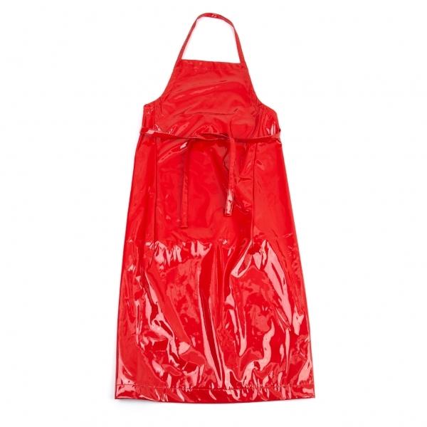 ブラックコムデギャルソンblack Comme Des Garcons フェイクエナメルエプロンワンピース 赤s レディース K プレイフル Yahoo ショッピング店 通販 Yahoo ショッピング