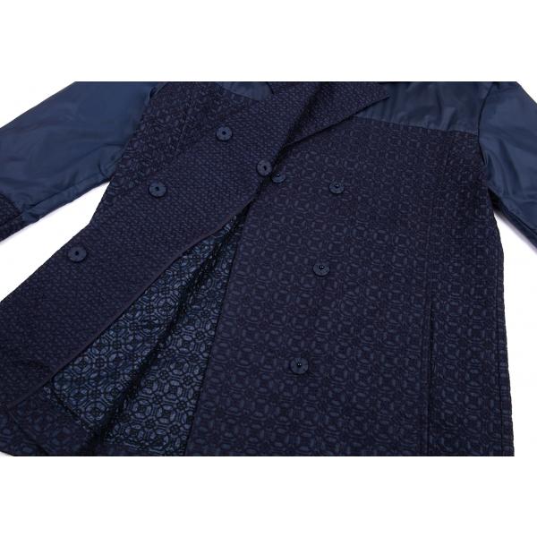 ISSEY MIYAKE イッセイミヤケハートISSEY HaaT 刺し子切替ポリ ISSEY MIYAKE イッセイミヤケハートISSEY HaaT 刺し子切替ポリ