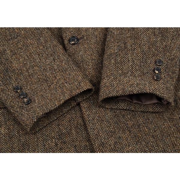 パパスpapas ハリスツイード2bジャケット 茶l メンズ K 386 プレイフル Yahoo ショッピング店 通販 Yahoo ショッピング