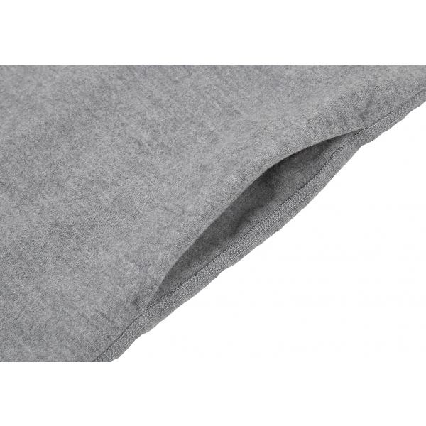 注目の ハイクhyke ウール袖切替バックジップワンピース グレー黒1 レディース 人気ブランドを Loginbusinesspark Hu