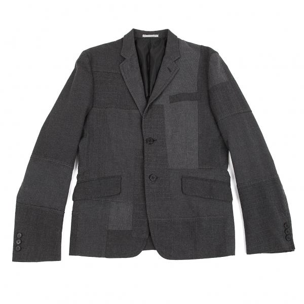 人気商品ランキング コムデギャルソン オムcomme Des Garcons Homme 製 コムデギャルソン オムcomme Des Garcons Homme 製品染めパッチワーク切替ジャケット チャコールxs メンズ ジャケット Postetelecom Gouv Cg