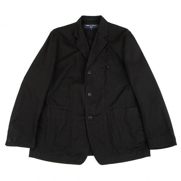大量入荷 コムデギャルソン 製 Homme Garcons Des オムcomme コムデギャルソン オムcomme メンズ 黒l 製品染めコットンテーラードジャケット Homme Garcons Des ジャケット Www Affaires Sociales Gouv Cg