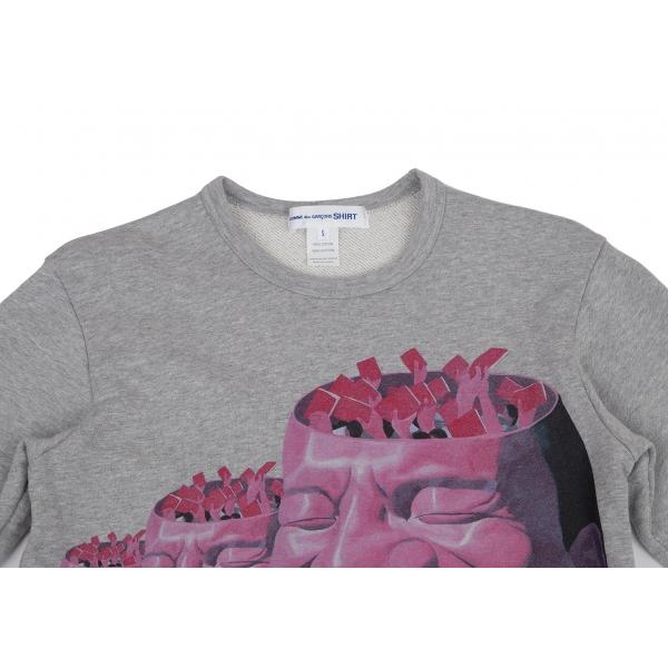 コムデギャルソン　グレー スウェットシャツ グレー（灰色）系 COMME des GARCONS(コムデギャルソン