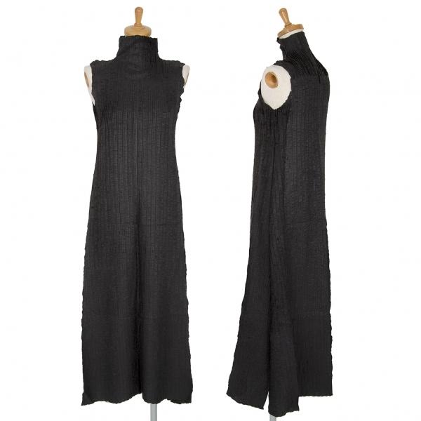 取寄販売 イッセイミヤケissey Miyake プリーツハイネックワンピース 黒1 レディース オンラインストア店舗 Www Superavila Com