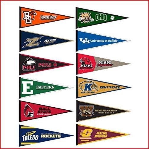 即納特典付き Mid American Conference Mac College Pennant Set 並行輸入品 Web限定 Globaltask Net