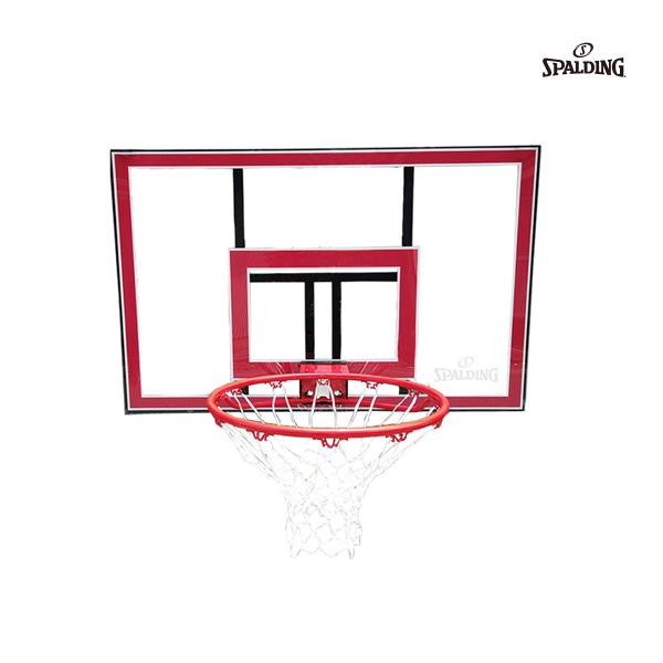 品質満点SPALDING スポルディング 44インチ ポリカーボネイトコンボ 壁掛けバスケットボールゴール 791351CN 練習用具、備品 