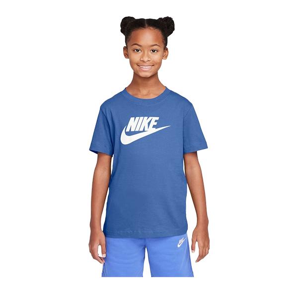 NIKE（ナイキ） キッズ ジュニア Tシャツ ロゴ Tシャツ ブルー 青