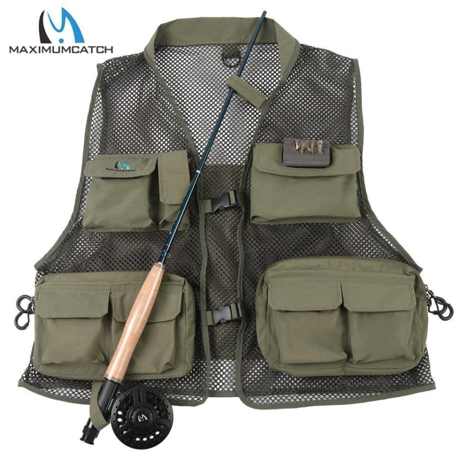Maximumcatch New Fishing Vest Fishing Pack Outdoor Handy Adjustable Fly Vest Mohmmadiyon Com