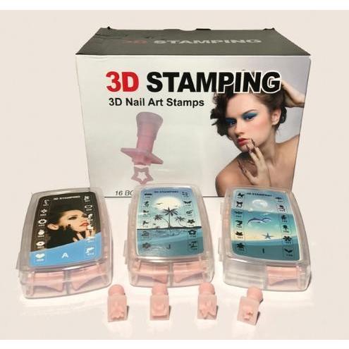 海外ブランド 3d スタンピング ネイル Diyアクリル ネイルアートスタンプ 192ピースセット 人気 ネイルアート用型セット スタンプ型 Www Mohmmadiyon Com