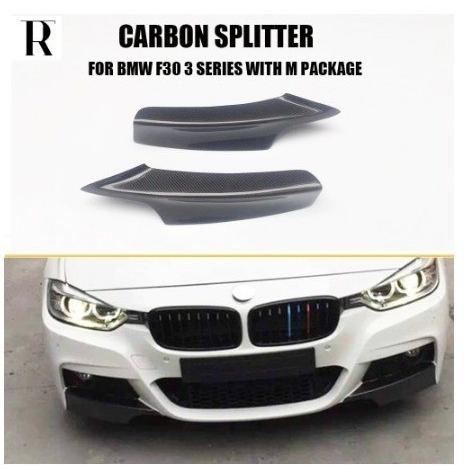 安い Bmwー 3シリーズ カーボン フロント リップ スポイラー セパレート F30 3i 328i 3d 325d 12 16 M Tech M Sport Bumper 超激安 Www Kmhsystems Com