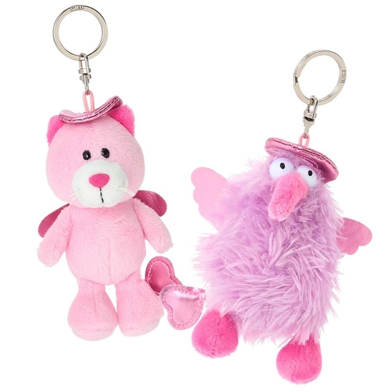 NICI ピンク キーホルダー ぬいぐるみ 7点セット nici（ニキ） ぬいぐるみキーリング エンジェル : PLAZA オンライン