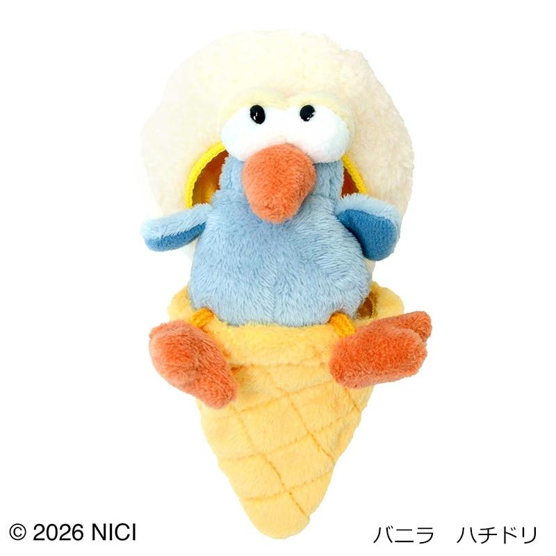 nici（ニキ） ぬいぐるみキーリング アイスクリーム : PLAZA
