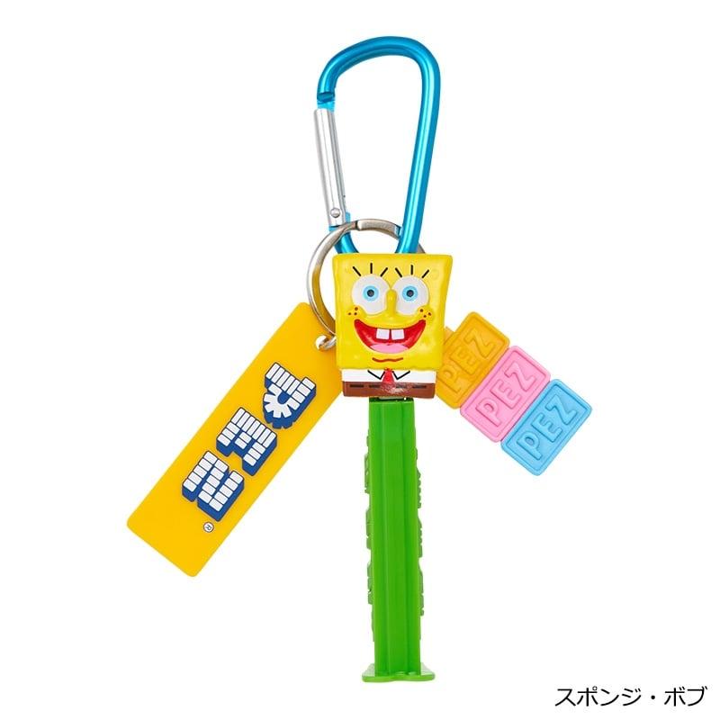 SpongeBob スポンジ・ボブ PEZ ペッツ カラビナキーリング : PLAZA