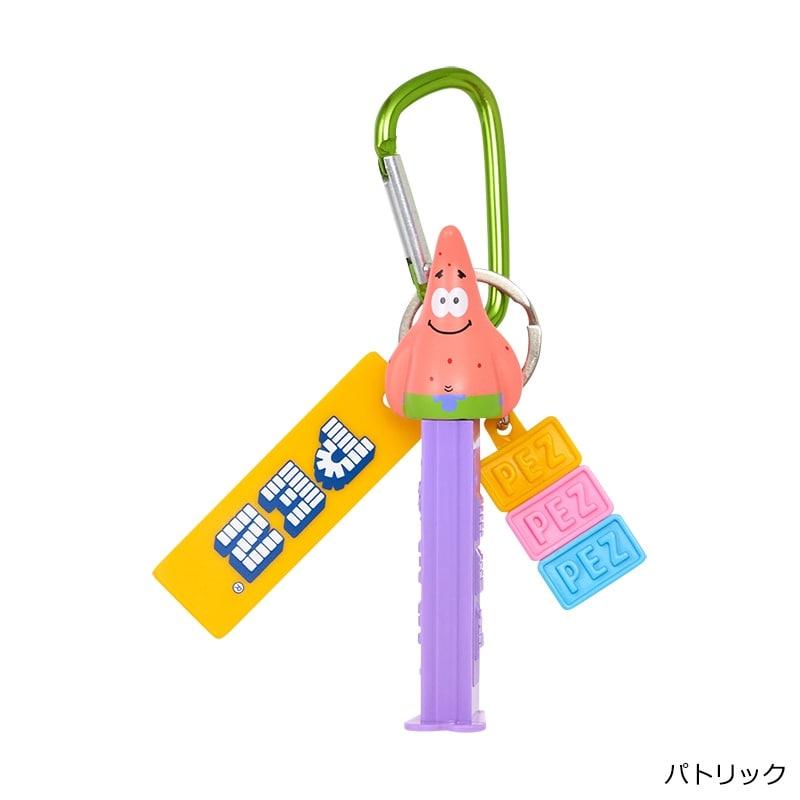 SpongeBob スポンジ・ボブ PEZ ペッツ カラビナキーリング : PLAZA