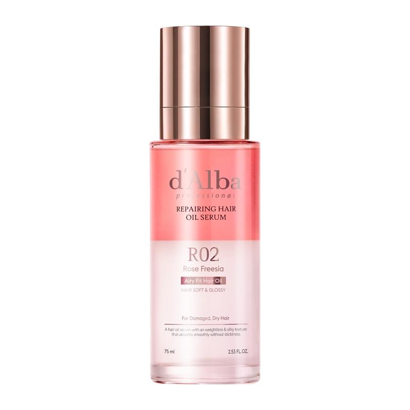 d'Alba ダルバ ヘアオイルセラム＆ミニコームキーホルダーセット