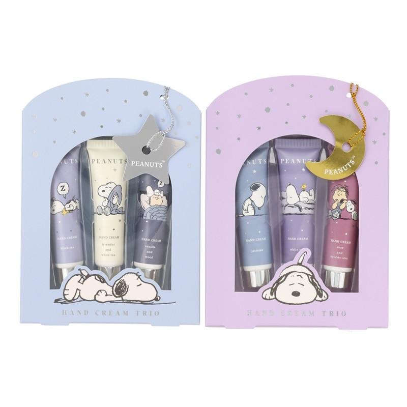 SNOOPY（スヌーピー） PEANUTS 手指を乾燥から守るハンドクリーム 3本