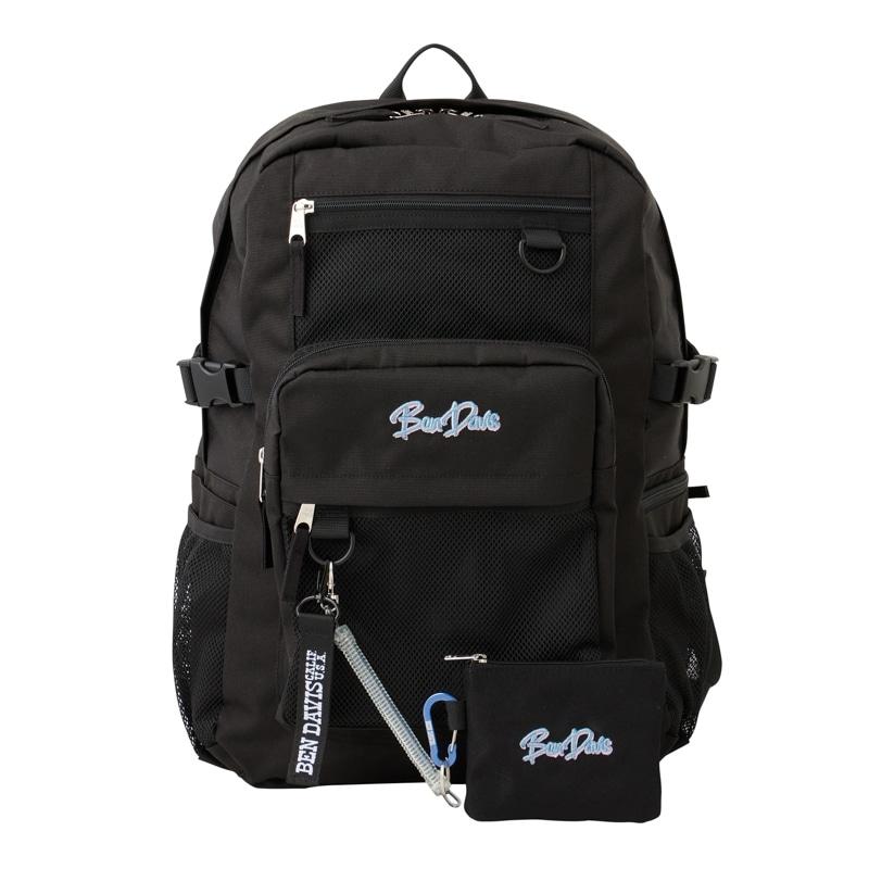 BEN DAVIS ブラックバックパック　PLAZA限定品 BEN DAVIS 【オンラインストア限定】BEN ベン デイビス 3D エン